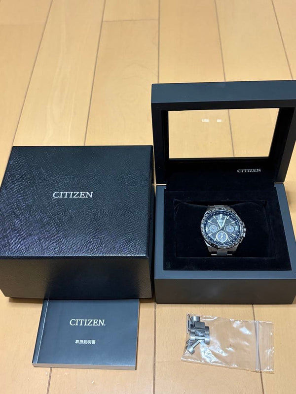 CITIZEN ATTESA F900 CC9015-54E Eco-Drive GPS 43.5mm Super Titanium Black Dial