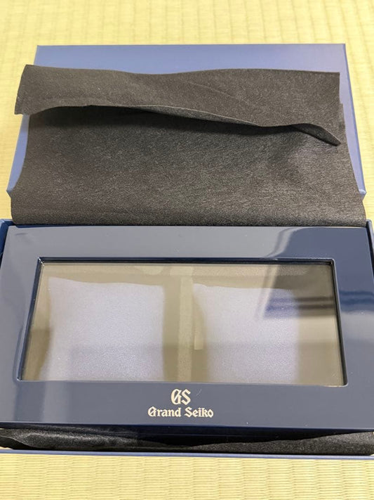 Grand Seiko Novelty Not For Sale 2-Watch Case Felt Lined Interior Blue Color
