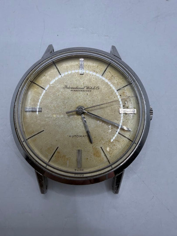 IWC Schaffhausen Automatic Black 27.5mm Dial 1960s Watch Face Only