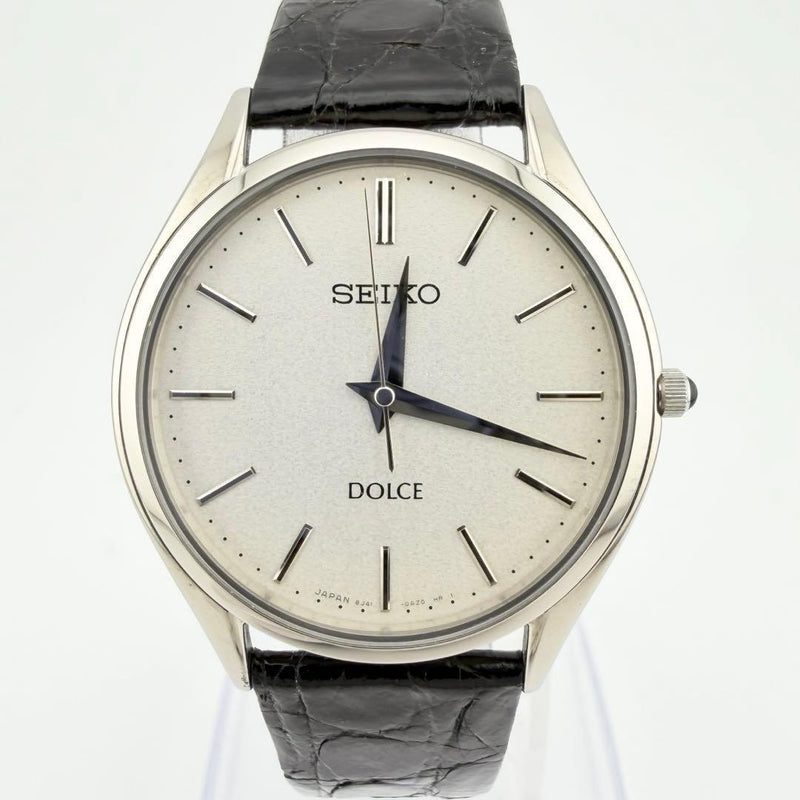 SEIKO DOLCE SACM171 8J41-0AJ1 Quartz Watch 35.3mm Silver Dial Sapphire