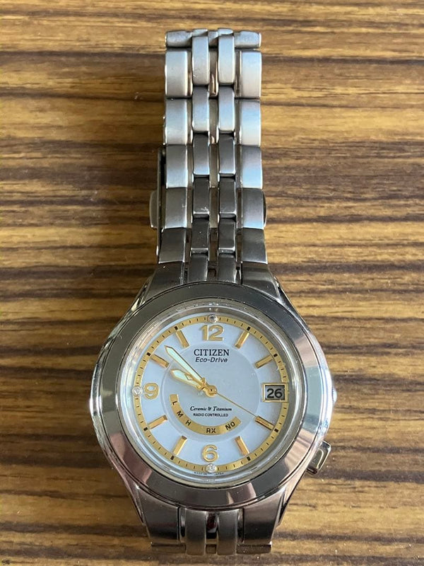 CITIZEN Eco-Drive H415 RC Watch 38mm Ceramic Bezel 10 ATM WR Sapphire