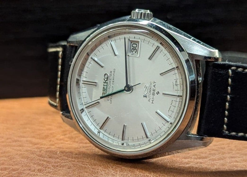King Seiko 45KS 5625-7040 Automatic HI-BEAT Silver Dial SS Band 1969 Watch