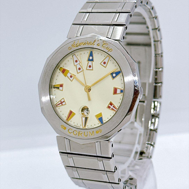 CORUM Admirals Cup Reference 99.810.20 V-50 Quartz 35mm Mens Timepiece