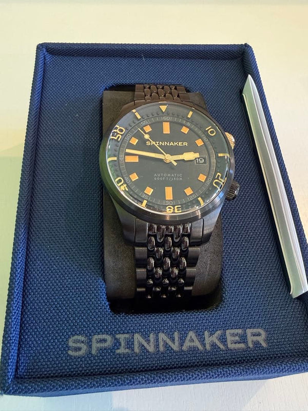 SPINNAKER HULL DIVER SP-5088-44 Automatic 42mm 300m Sapphire Screw Down Crown