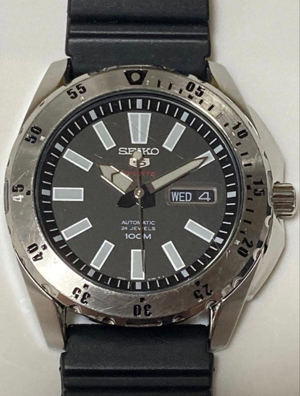 SEIKO 5 SPORTS 4R36-01P0 Automatic 24J 100M WR Skeleton Back 22mm Lug Watch