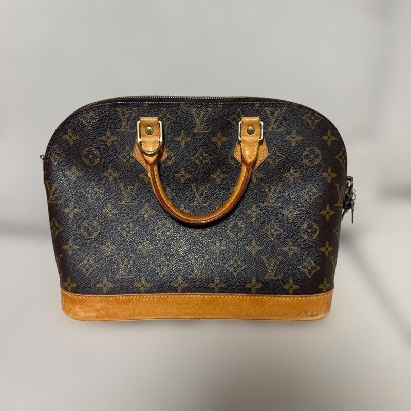 Louis Vuitton Monogram Alma PM Canvas Handbag AR0969 Browns 32x24x17cm Padlock