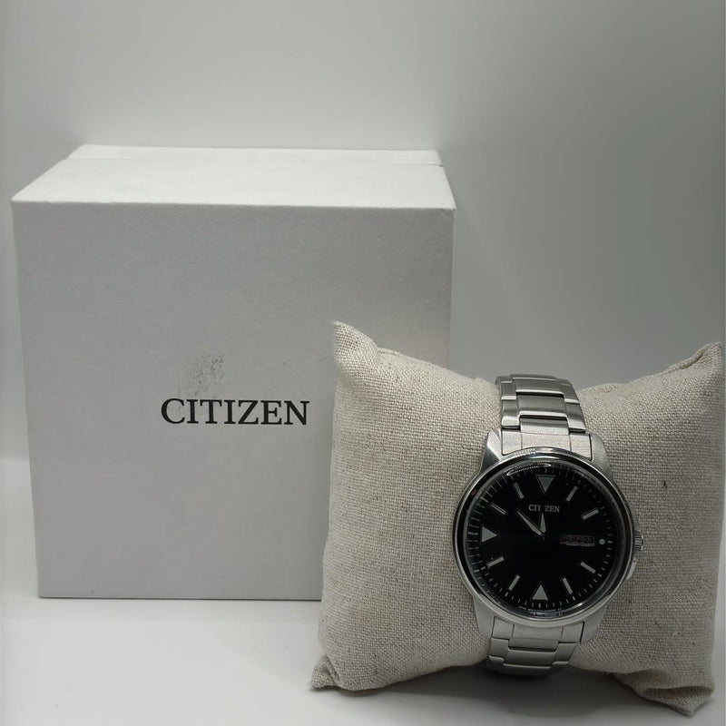 Citizen BM8180-62E Eco-Drive Solar Black Dial Stainless Steel Mens Watch 10 Bar