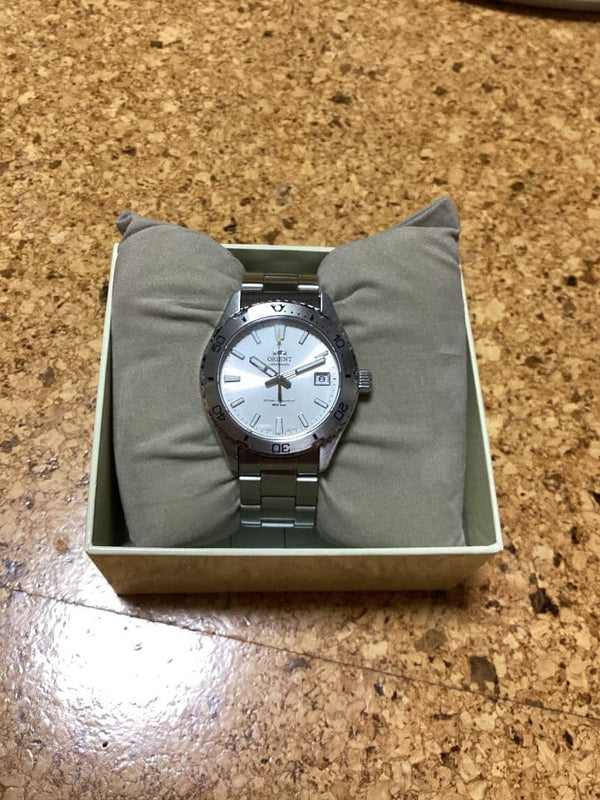 Orient Mens Mako 40 RA-AC0Q03S Automatic 40mm Silver Dial 20 Bar Water