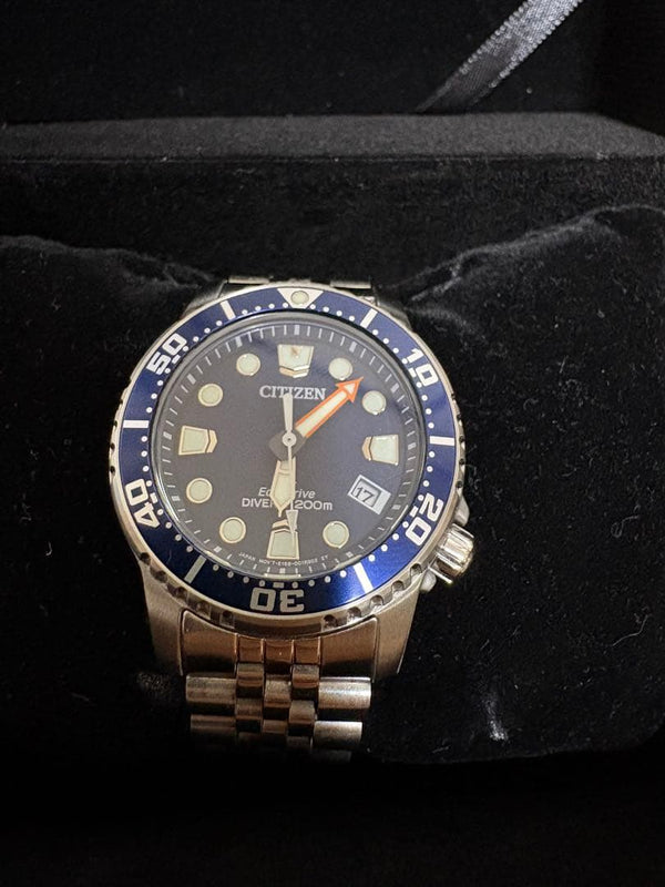 Citizen EO2021-05L Eco-Drive Solar Promaster Diver Womens Watch 37mm Blue 200m