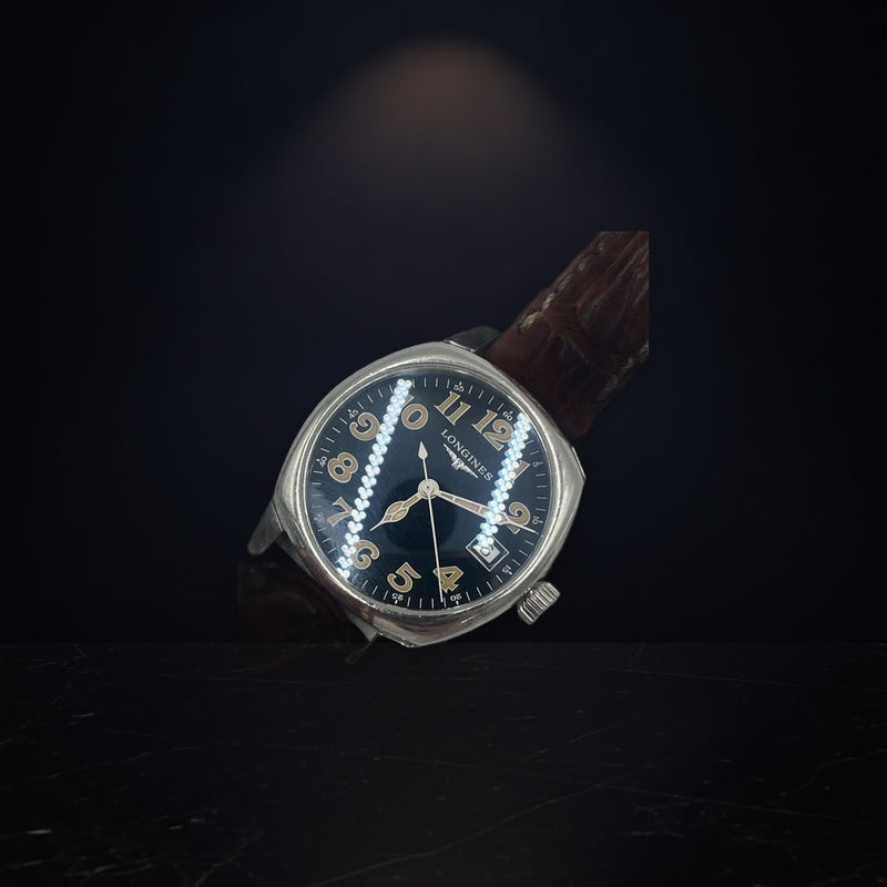 Longines L2.198.4 Spirit Quartz Stainless Steel Watch