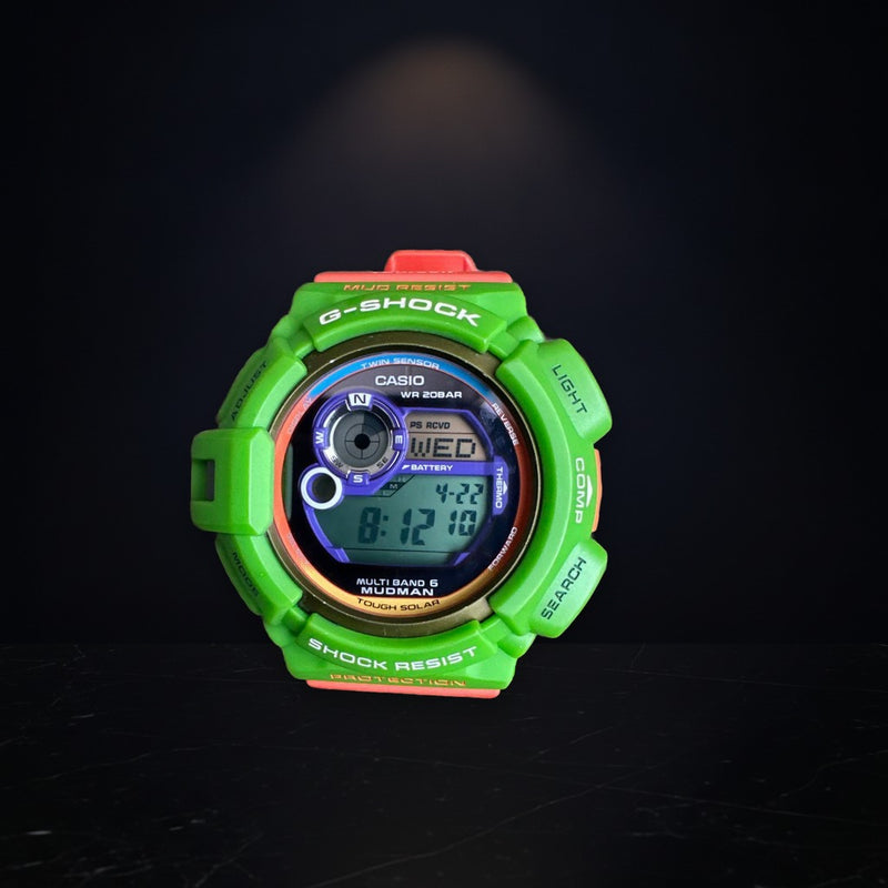 G-Shock Gw-9300k-3jr Mudman Mens Quartz Digital Wristwatch
