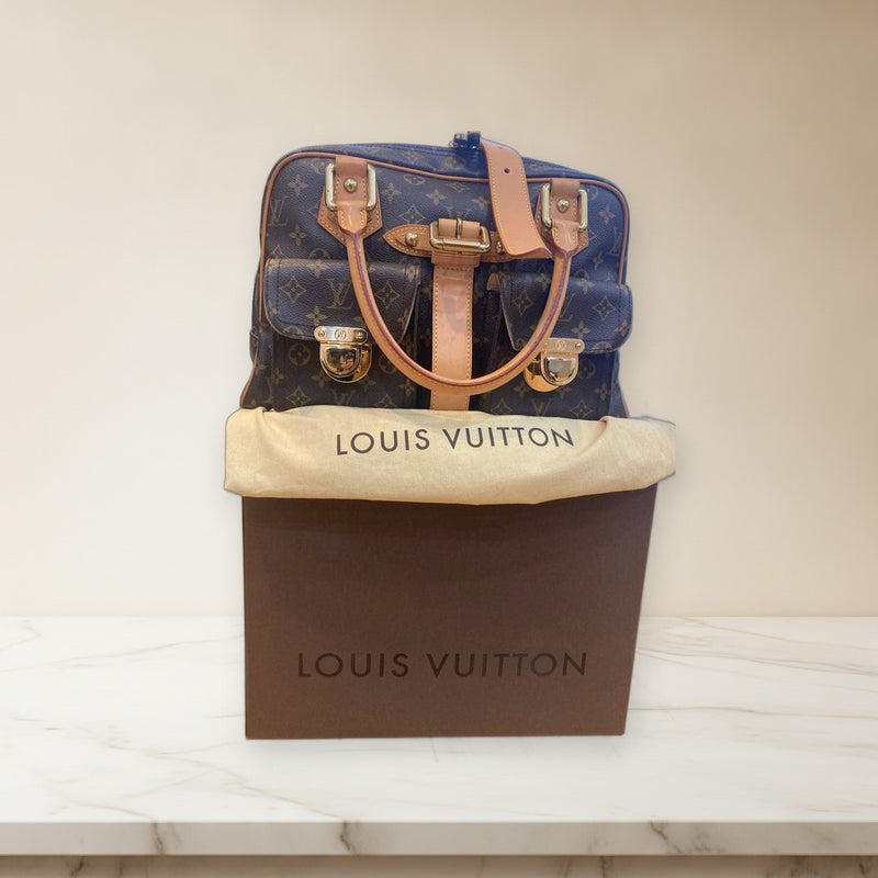 Louis Vuitton Manhattan Gm BA1015 Handbag Monogram
