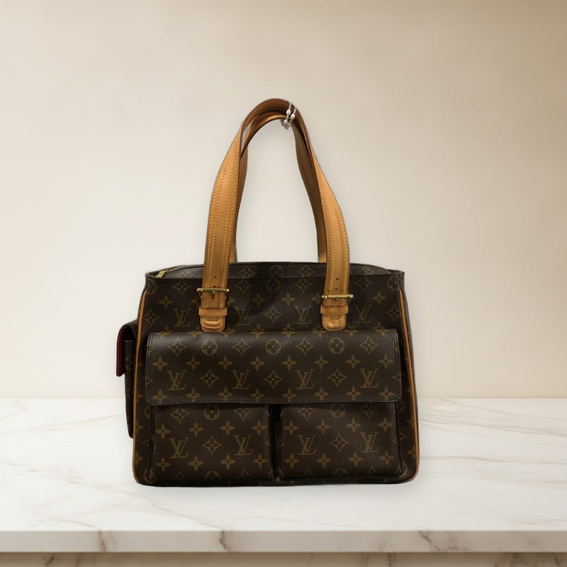 Louis Vuitton Multipli-cité Shoulder Bag Monogram Canvas Brown Womens