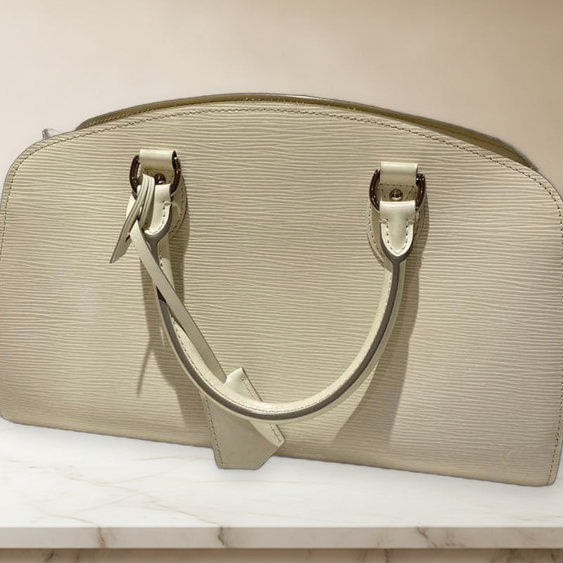 Louis Vuitton Epi Pont Neuf Pm Handbag Leather Ivory
