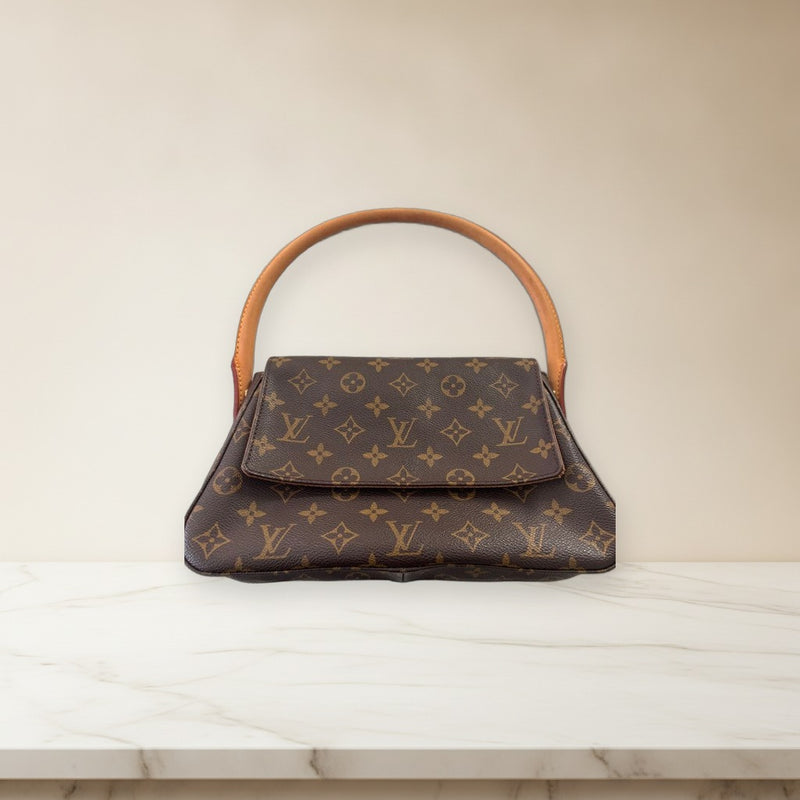 Louis Vuitton Monogram Looping Mini Handbag Shoulder Bag