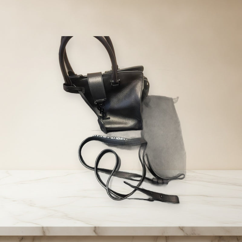 Saint Laurent Handbag Shoulder Bag Black Leather