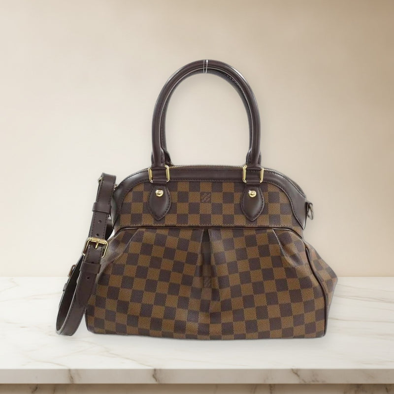 Louis Vuitton Monogram Handbag Shoulder Bag Leather