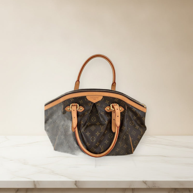 Louis Vuitton Monogram Tivoli Gm Handbag Tote Bag Leather