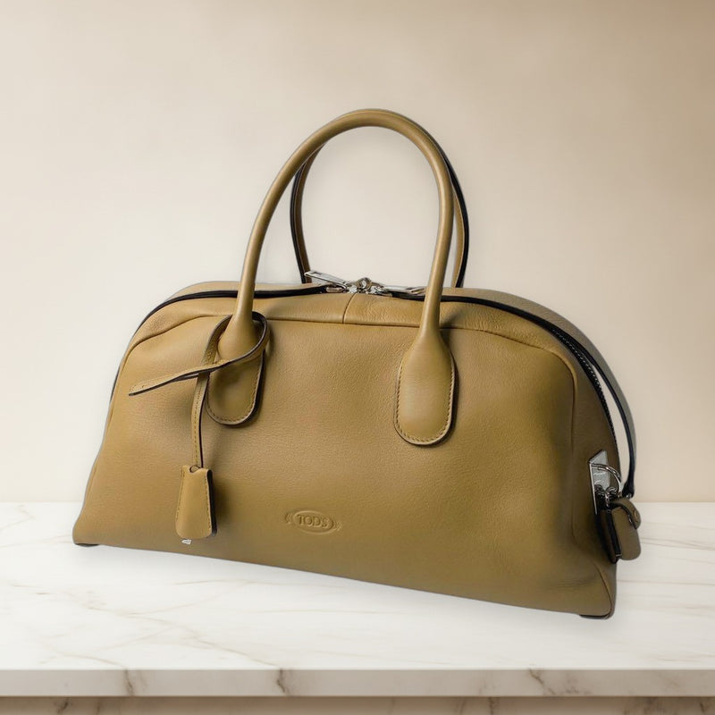 Tods Darsena Mini Handbag Leather Brown