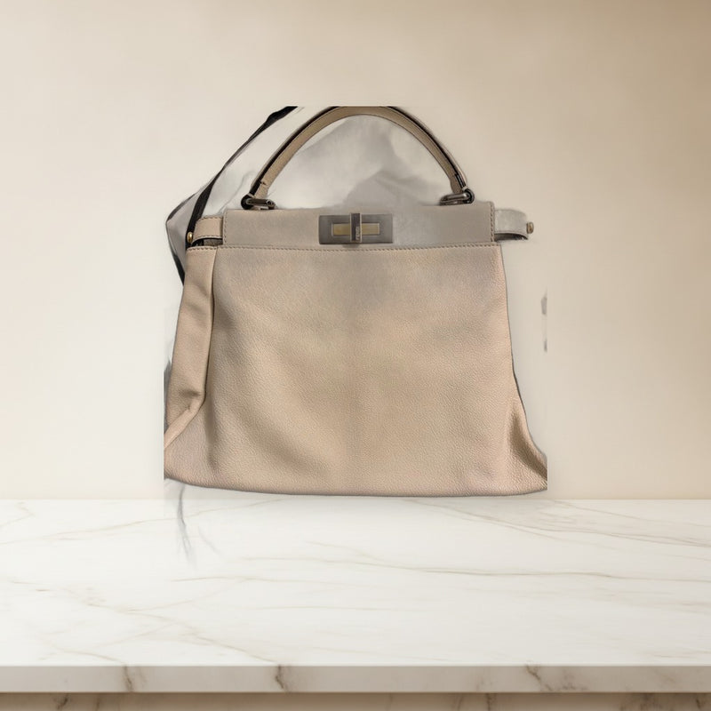 Fendi Peekaboo Shoulder Bag Leather Handbag
