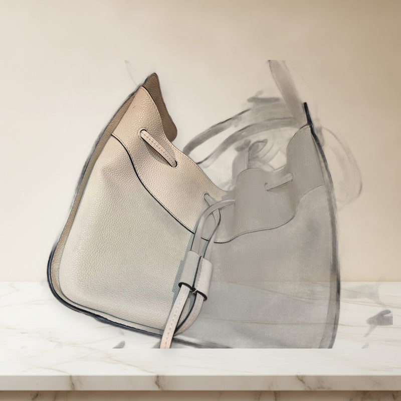 Loewe Hammock Shoulder Bag Leather White Handbag