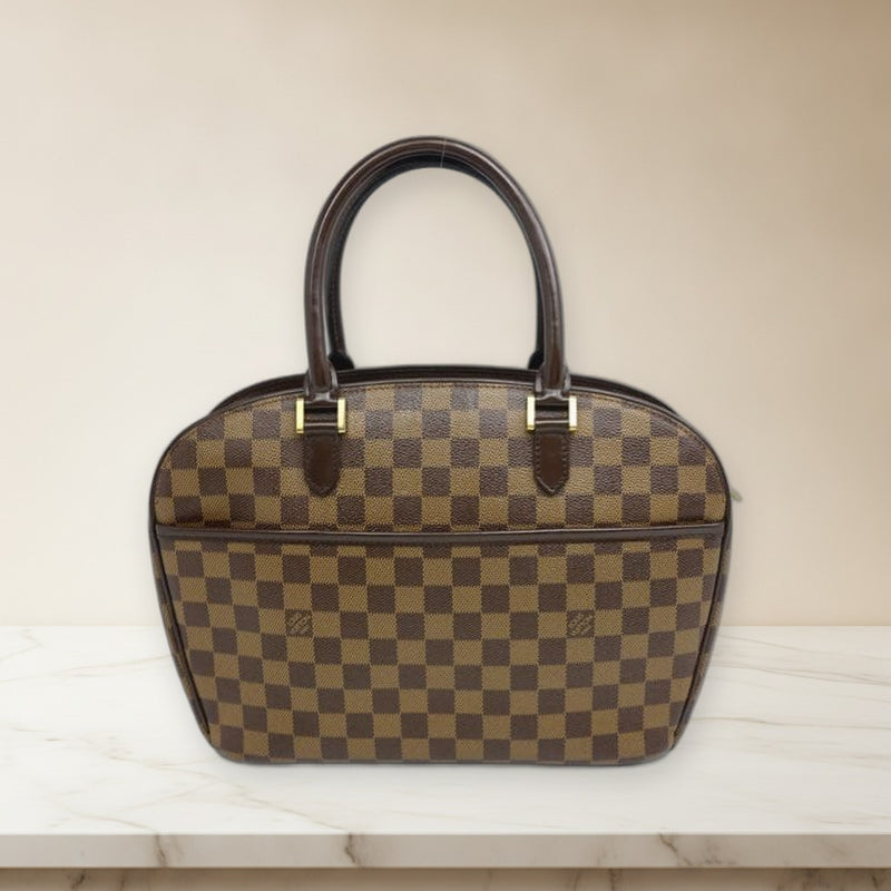 Louis Vuitton Damier Saleya Horizontal Handbag Brown