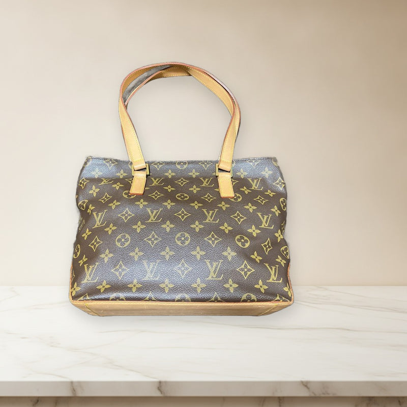 Louis Vuitton Monogram Cabas Piano Tote Bag Leather