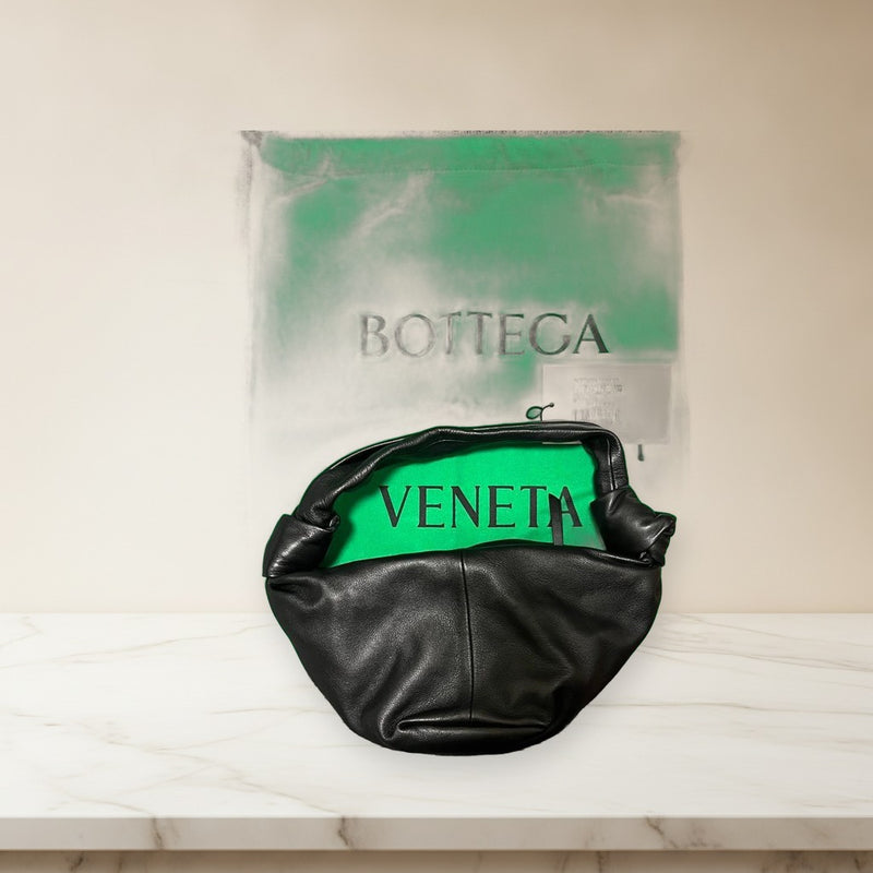 Bottega Veneta Double Knot Mini Bag Leather Black