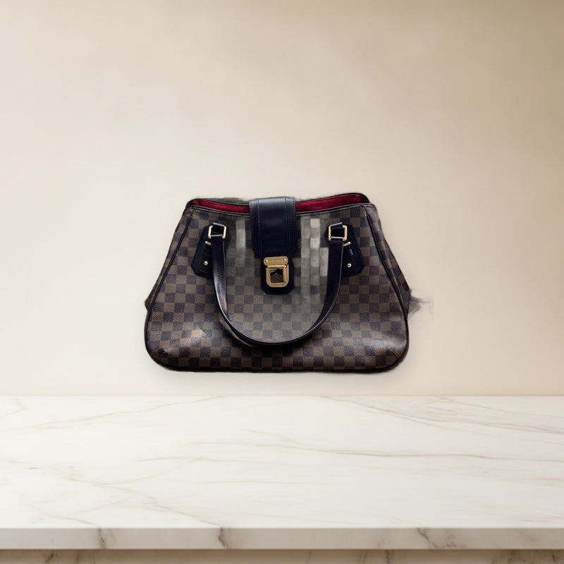Louis Vuitton Damier Greet N48108 Handbag Brown Canvas