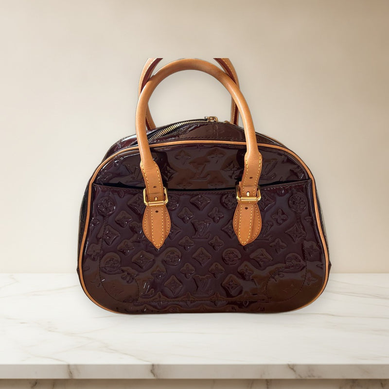 Louis Vuitton Vernis M93516 Summit Drive Mv Amarant Shoulder Bag Brown