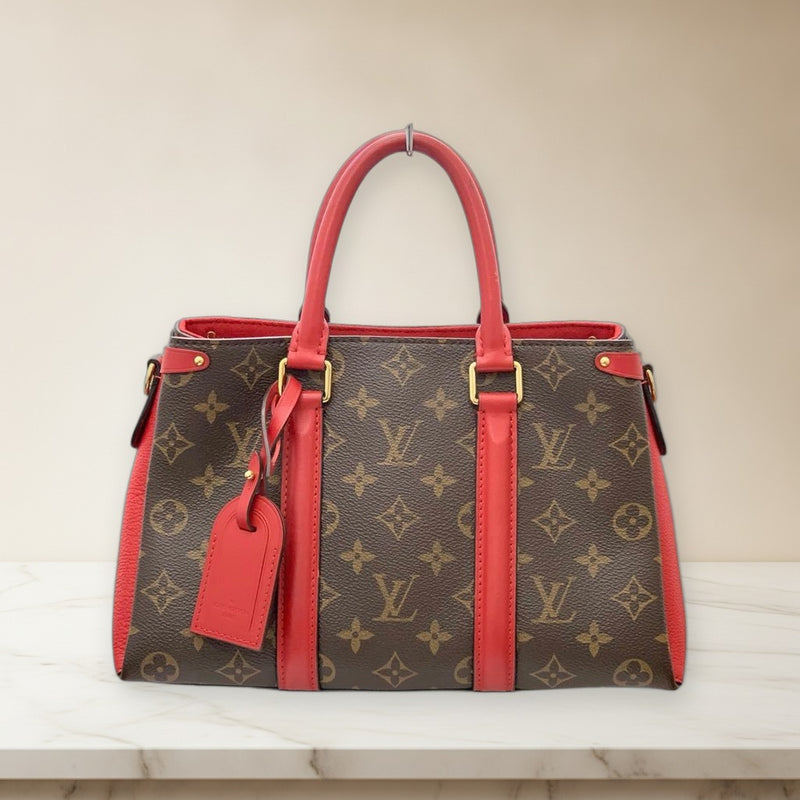 Louis Vuitton Monogram Soufflot Nv Bb M44818 2-Way Handbag Cerise