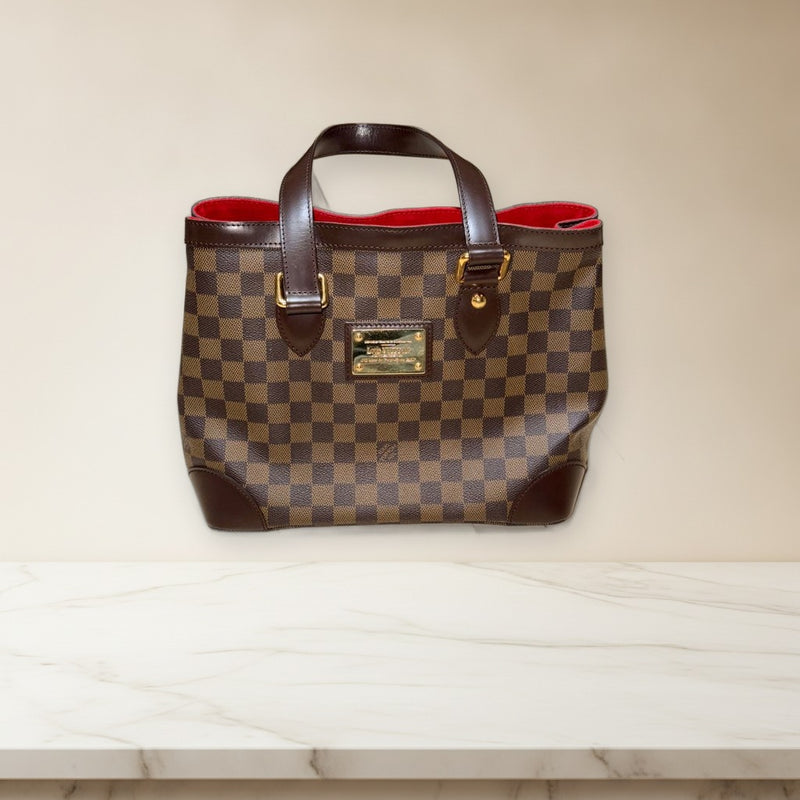 Louis Vuitton Damier Tote Bag Mm Canvas