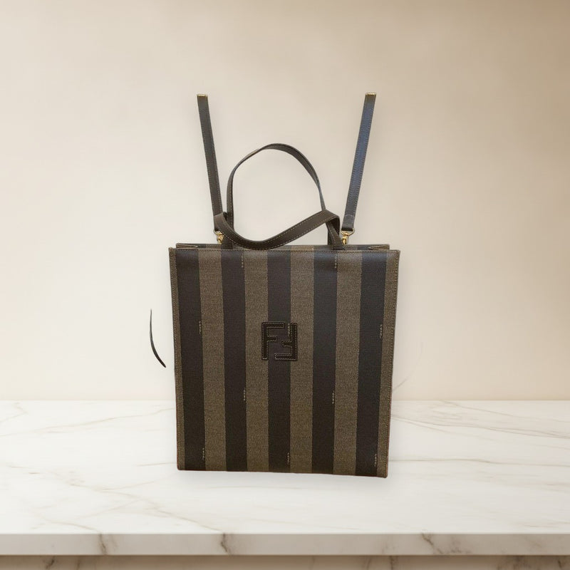 Fendi Pecan Two-way Backpack Shoulder Handbag