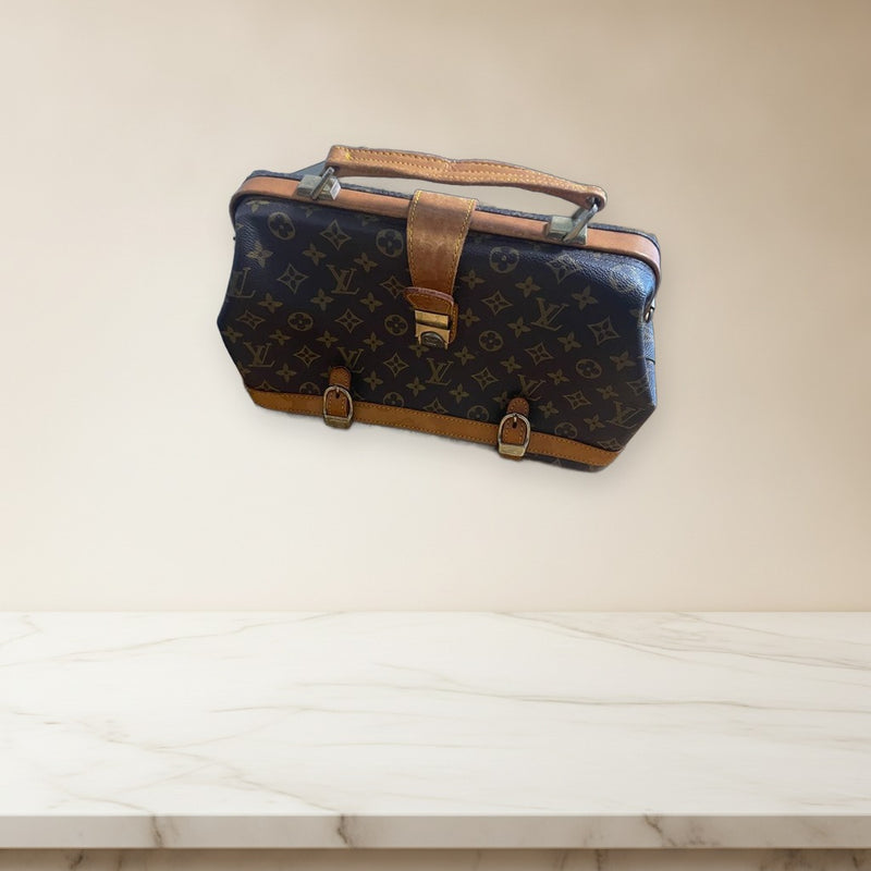 Louis Vuitton Handbag Leather Boston Bag