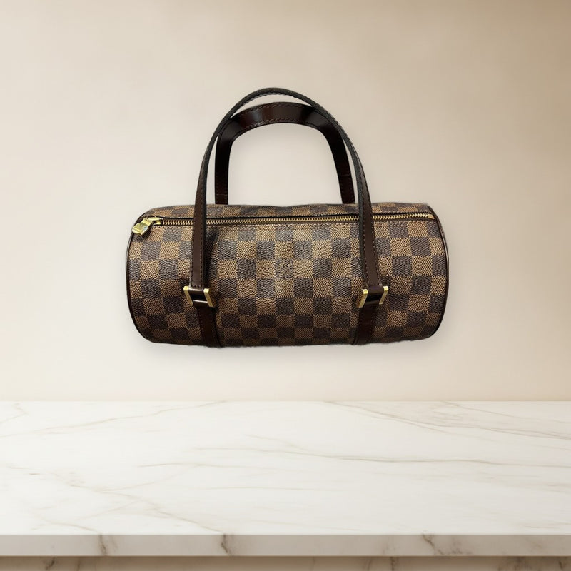 Louis Vuitton Damier Papillon Handbag Shoulder Bag Coated Canvas