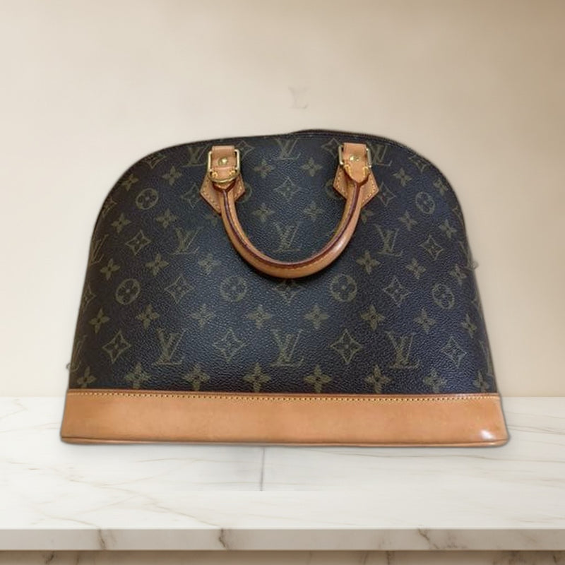 Louis Vuitton Alma Monogram Handbag Shoulder Bag