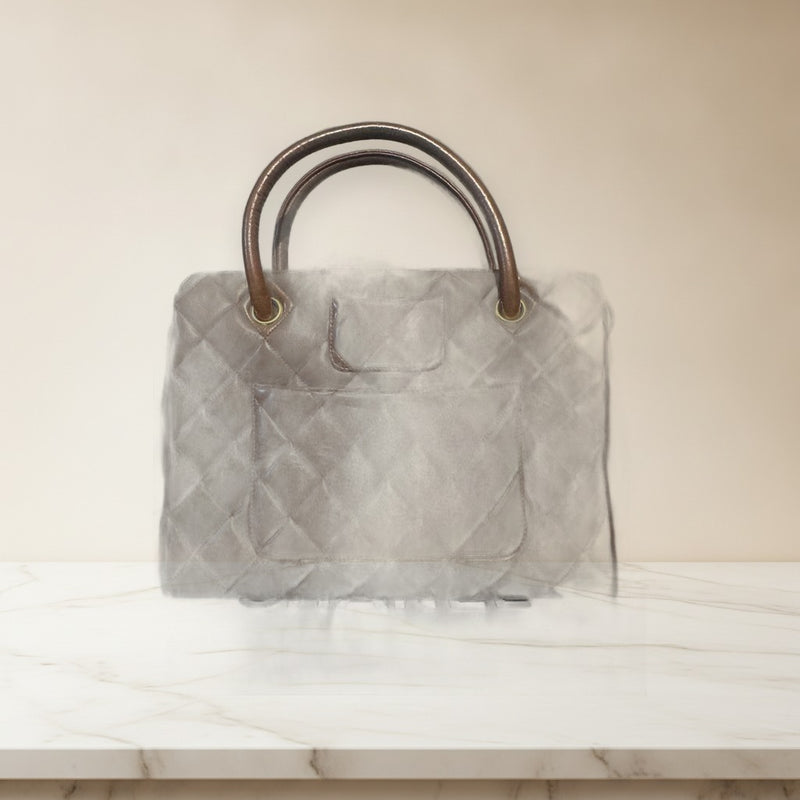 Chanel Matelasse Brown Leather Handbag