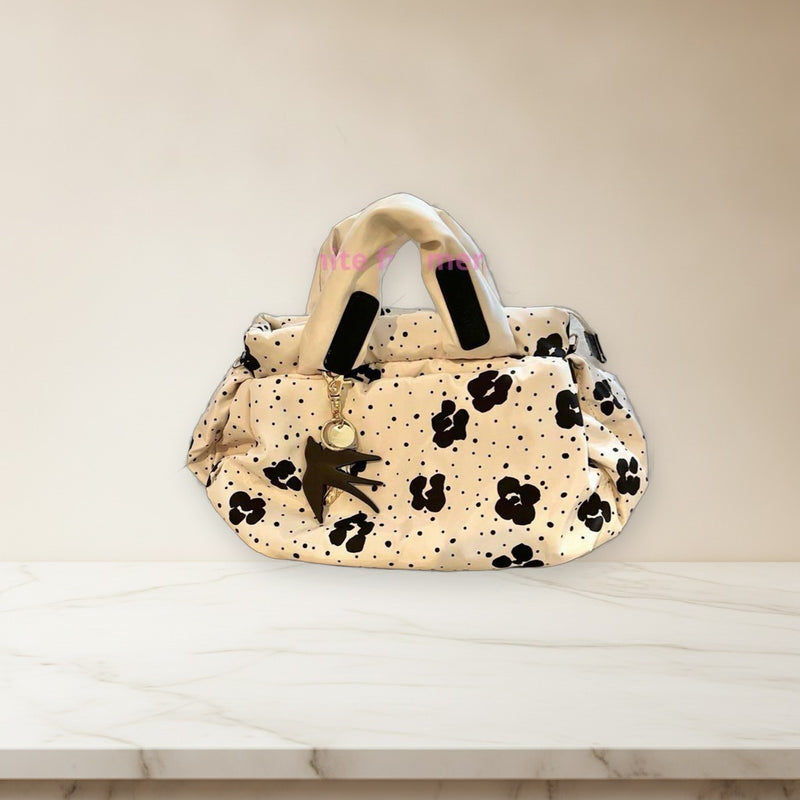 See By Chloé Star Shoulder Bag Nylon Pink Removable Charm