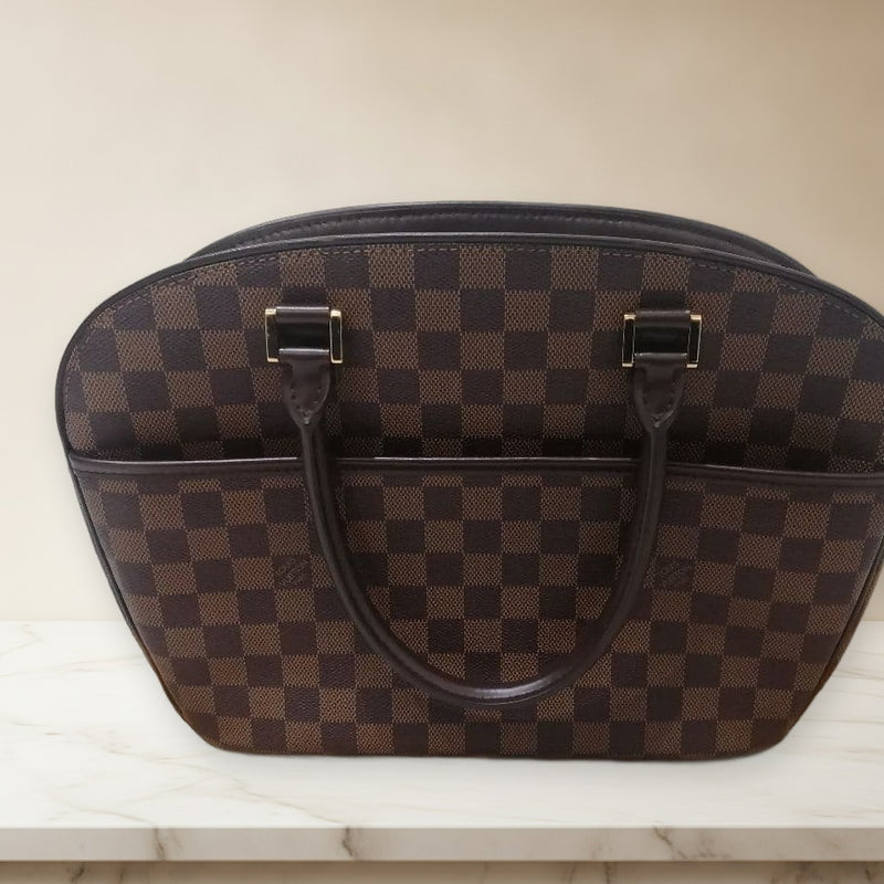 Louis Vuitton Damier Saleya Horizontal N51282 Handbag Brown Canvas