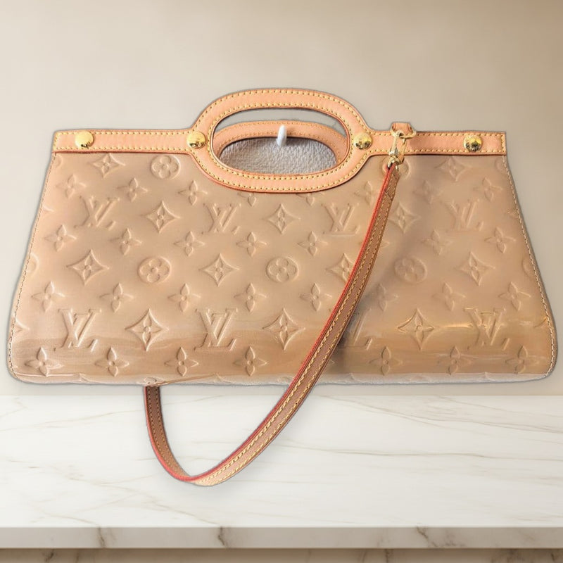 Louis Vuitton Vernis Roxbury Drive LM1037 Handbag Patent Leather
