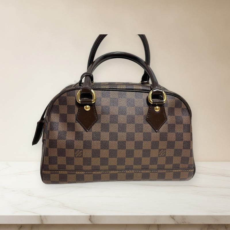 Louis Vuitton Damier Duomo N60008 Handbag Pvc Brown Gold Hardware