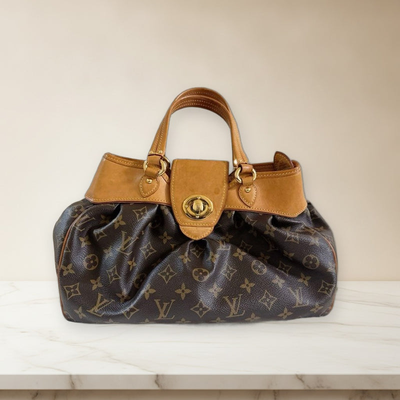 Louis Vuitton Boétie Pm Handbag Monogram Canvas Leather