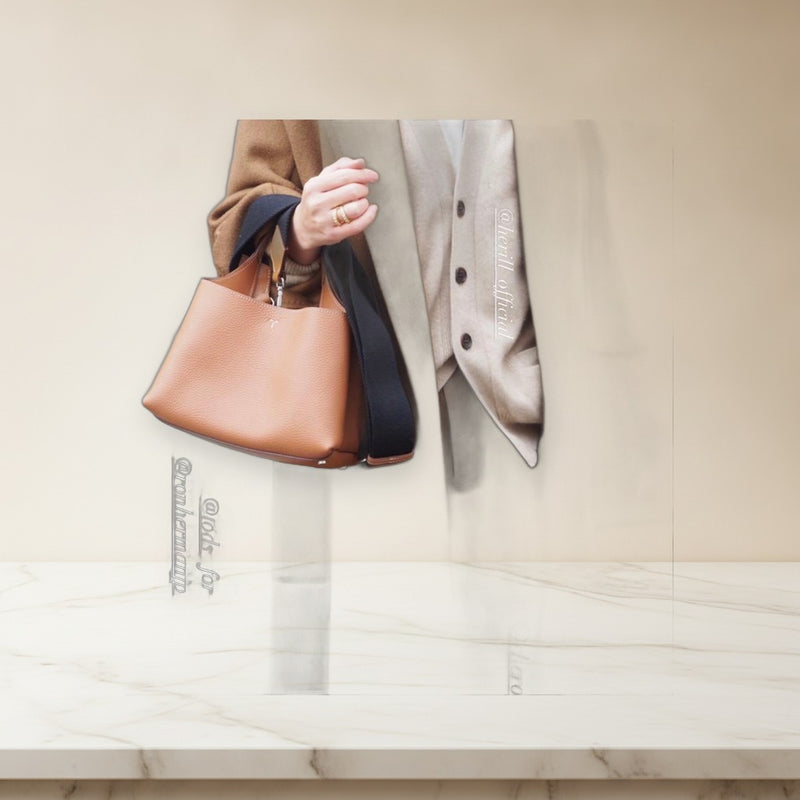 Tods Ron Herman Handbag Shoulder Bag Leather Camel Brown 2-Way
