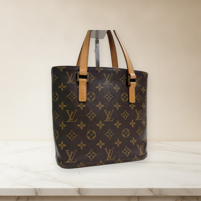 Louis Vuitton Vavin Pm Handbag Monogram Brown Leather