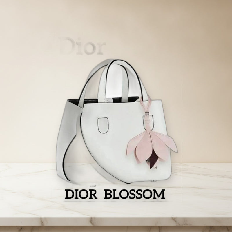 Dior Dior Blossom Handbag Shoulder Bag Leather Flower Charm