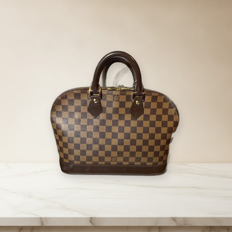 Louis Vuitton Alma FL0094 Handbag Monogram Canvas