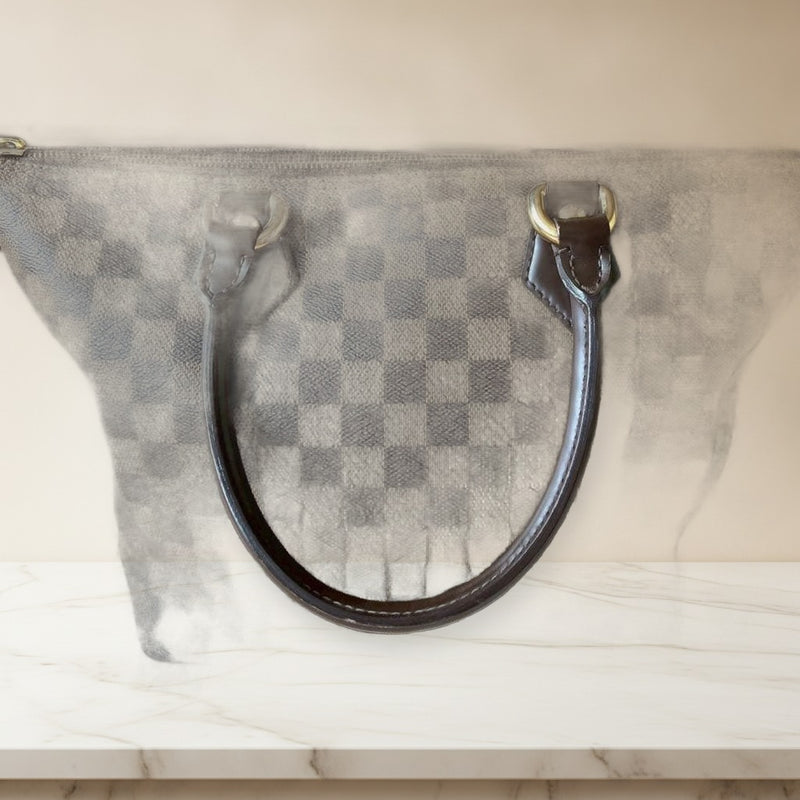 Louis Vuitton Damier Saleya Pm Handbag Brown Canvas