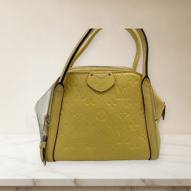 Louis Vuitton M41045 AR1164 Handbag Pvc Leather Yellow