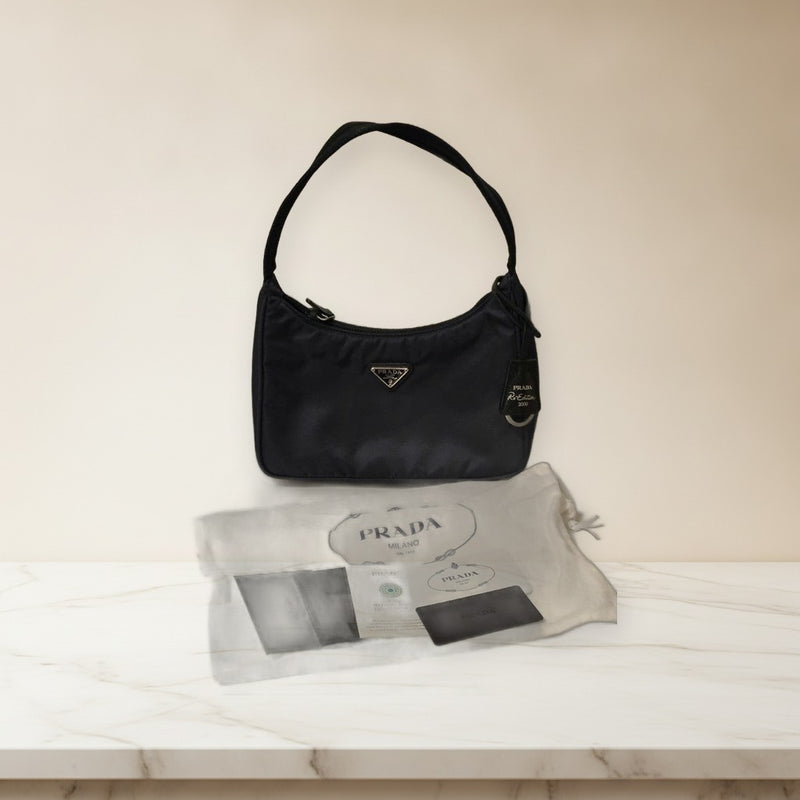 Prada Re-edition 2000 Mini Bag 1NE515 RDH0 Re-nylon Shoulder Bag Bleu Navy