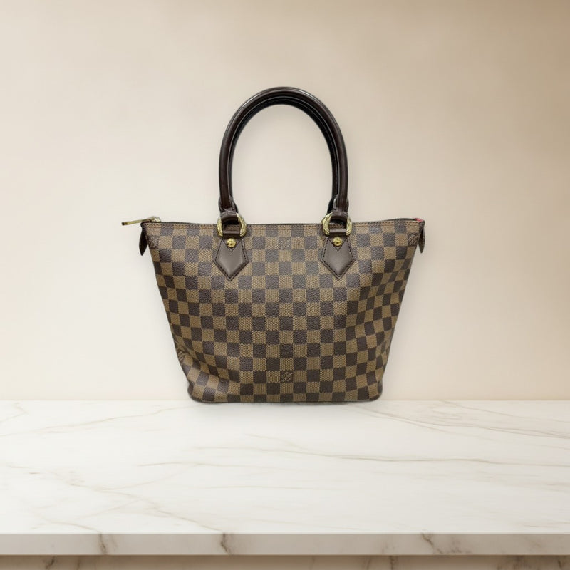 Louis Vuitton Damier Saleya Pm N51183 Handbag Brown